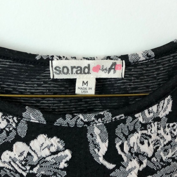 Black Floral Dress - Picture 5 of 6